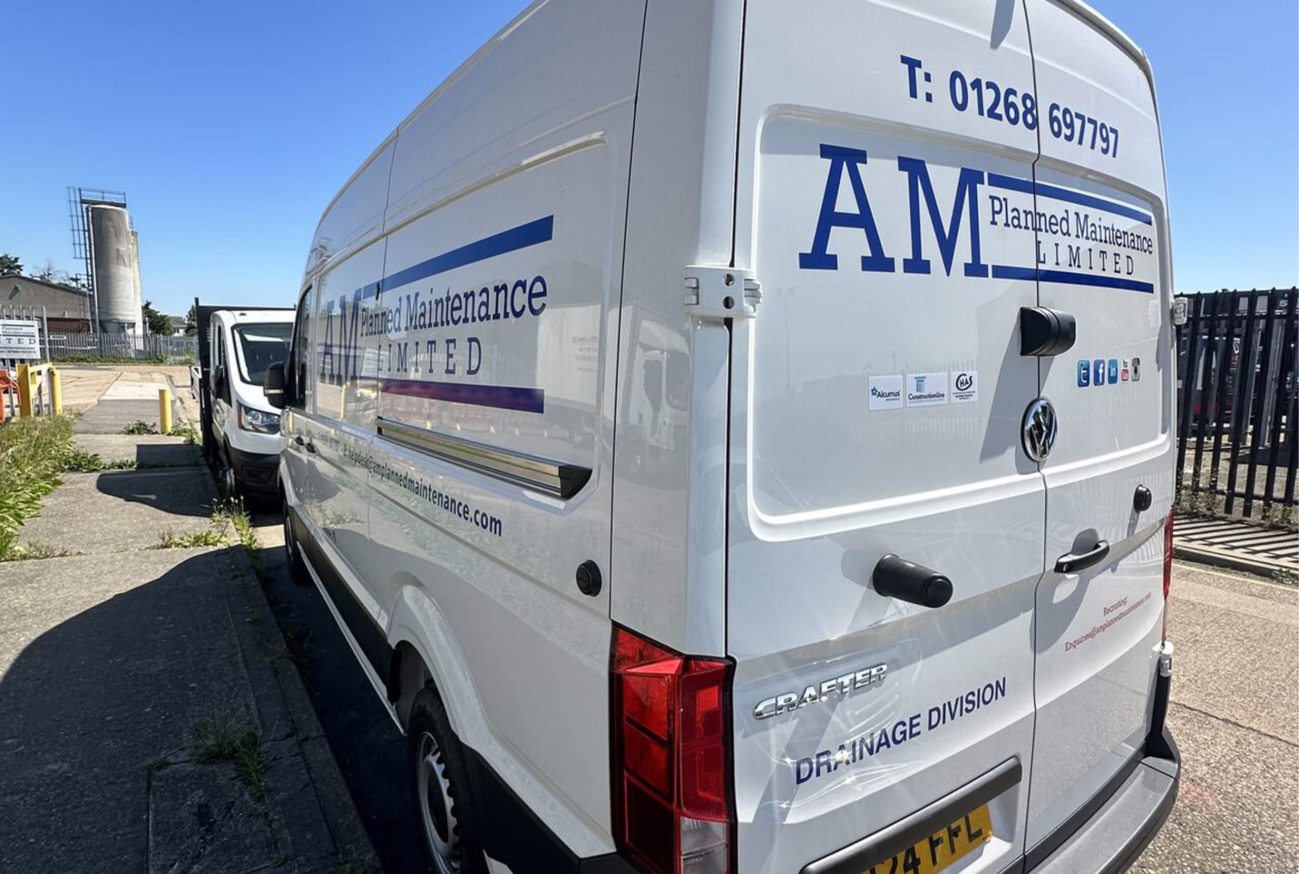 Sign written business van leasing UK